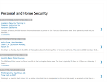 Tablet Screenshot of personalandhomesecurity.blogspot.com