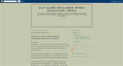 Desktop Screenshot of oldglobewood.blogspot.com