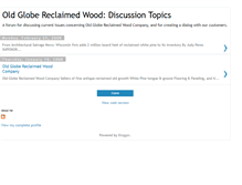 Tablet Screenshot of oldglobewood.blogspot.com