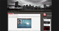 Desktop Screenshot of malicia-indigena.blogspot.com