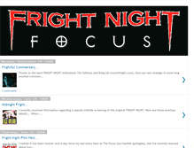 Tablet Screenshot of frightnightfocus.blogspot.com
