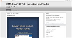 Desktop Screenshot of ismamarket.blogspot.com