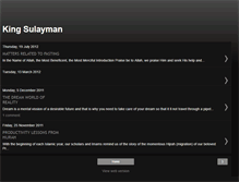 Tablet Screenshot of kingsulayman.blogspot.com