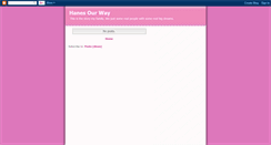 Desktop Screenshot of hanesourway.blogspot.com