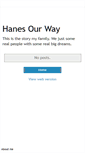 Mobile Screenshot of hanesourway.blogspot.com