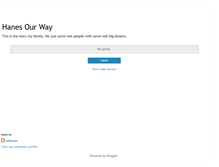Tablet Screenshot of hanesourway.blogspot.com