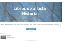 Tablet Screenshot of librosdeartista-historia.blogspot.com