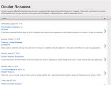 Tablet Screenshot of ocularrosacea.blogspot.com