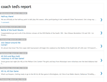 Tablet Screenshot of coachtedsreport.blogspot.com