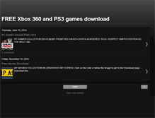 Tablet Screenshot of freexbox360andps3gamesdownload.blogspot.com