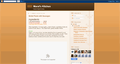 Desktop Screenshot of maratskitchen.blogspot.com