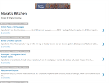 Tablet Screenshot of maratskitchen.blogspot.com