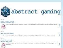 Tablet Screenshot of abstractgaming.blogspot.com