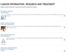 Tablet Screenshot of cancer-information-solution.blogspot.com