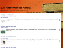 Tablet Screenshot of bibliotecaescolaarlenemarques.blogspot.com