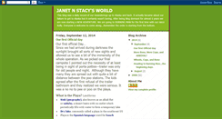 Desktop Screenshot of janetnstacysworld.blogspot.com