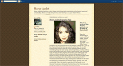 Desktop Screenshot of maryeaaudet.blogspot.com