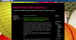 Desktop Screenshot of manifestometabolico.blogspot.com