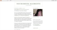 Desktop Screenshot of nourishingelements.blogspot.com