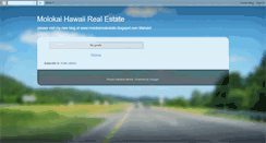 Desktop Screenshot of molokai-realtor.blogspot.com