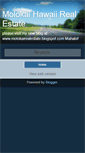 Mobile Screenshot of molokai-realtor.blogspot.com