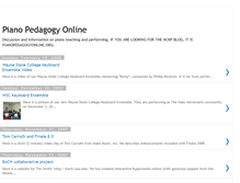 Tablet Screenshot of pianopedagogyonline.blogspot.com