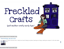 Tablet Screenshot of freckledcrafts.blogspot.com