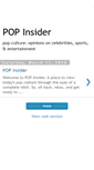 Mobile Screenshot of popinsider.blogspot.com