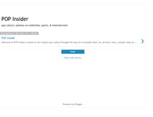 Tablet Screenshot of popinsider.blogspot.com