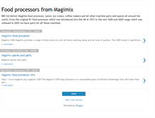 Tablet Screenshot of foodprocessor.blogspot.com