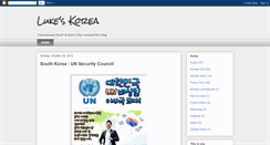 Desktop Screenshot of lukorea.blogspot.com