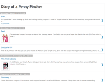 Tablet Screenshot of diarypennypincher.blogspot.com