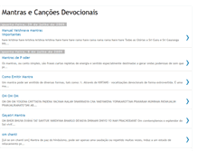 Tablet Screenshot of mantrasvedicos.blogspot.com