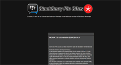 Desktop Screenshot of blackberrypinbites.blogspot.com