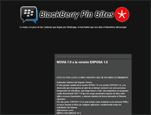 Tablet Screenshot of blackberrypinbites.blogspot.com