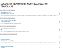 Tablet Screenshot of montreal-logement-temporaire.blogspot.com