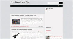Desktop Screenshot of freetrendsandtips.blogspot.com
