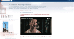 Desktop Screenshot of mammonamongfriends.blogspot.com