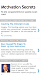 Mobile Screenshot of motivationsecrets101.blogspot.com