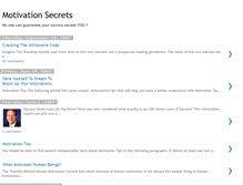 Tablet Screenshot of motivationsecrets101.blogspot.com
