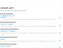 Tablet Screenshot of amarok4kde.blogspot.com