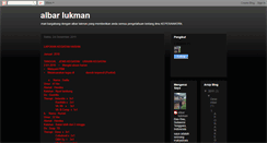 Desktop Screenshot of albarlukman.blogspot.com