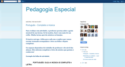 Desktop Screenshot of especialpedagogia.blogspot.com