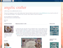 Tablet Screenshot of angeliccrafter.blogspot.com