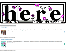 Tablet Screenshot of heregallery.blogspot.com