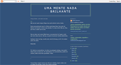 Desktop Screenshot of mentenadabrilhante.blogspot.com