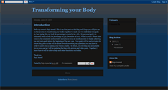 Desktop Screenshot of fitnesstransformation.blogspot.com