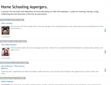 Tablet Screenshot of homeschoolingaspergers.blogspot.com