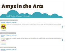 Tablet Screenshot of amys-in-the-arts.blogspot.com
