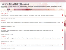 Tablet Screenshot of prayingforbabyblessing.blogspot.com